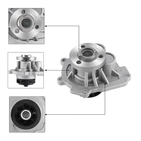 AULINK AW6184 close-up impeller detail showing durable blades for steady coolant flow