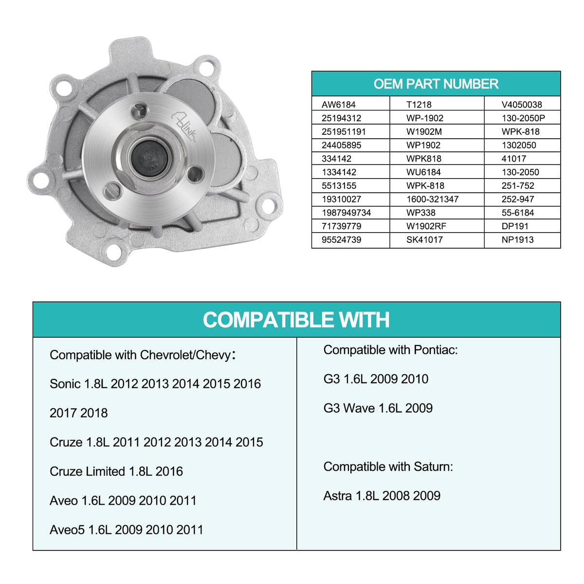 AULINK AW6184 size comparison beside a ruler illustrating compact direct-fit dimensions