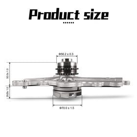 AULINK AW6348 bearing and unitized seal detail, reduces leakage risk and friction