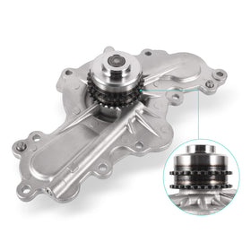 AULINK AW6348 front view showing pump housing and sprocket, demonstrates direct-fit replacement