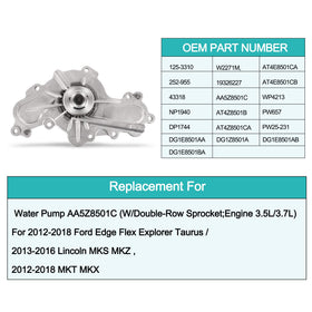 AULINK AW6348 installed in engine bay of Ford Edge, restores coolant circulation and reliability
