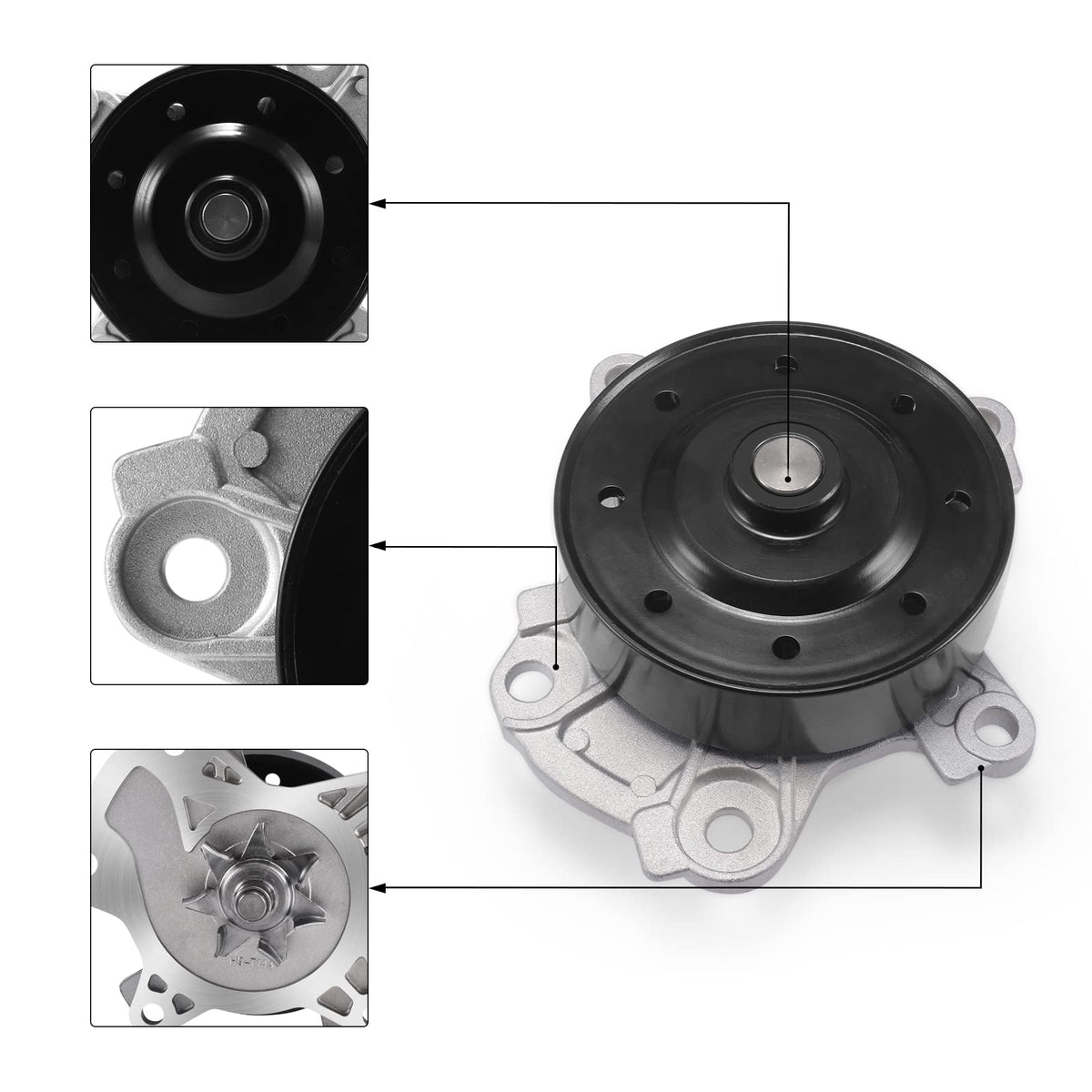 AULINK AW6351 polished housing back detail highlighting corrosion-resistant finish and durability