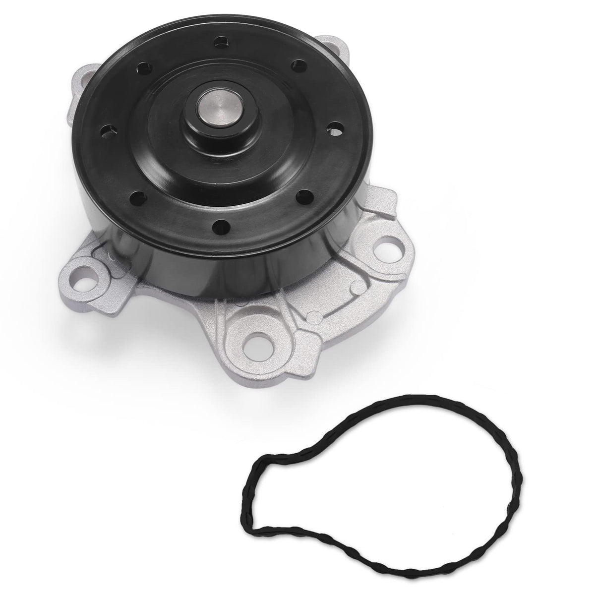 AULINK AW6351 front view showing mounting flanges and pulley, ensures direct-fit replacement