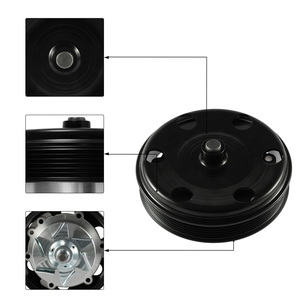 AULINK AW6738 impeller close-up highlighting durable design and smooth flow