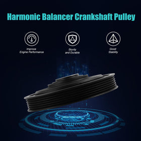 AULINK balancer close-up of bonded rubber damper demonstrating vibration absorption benefit