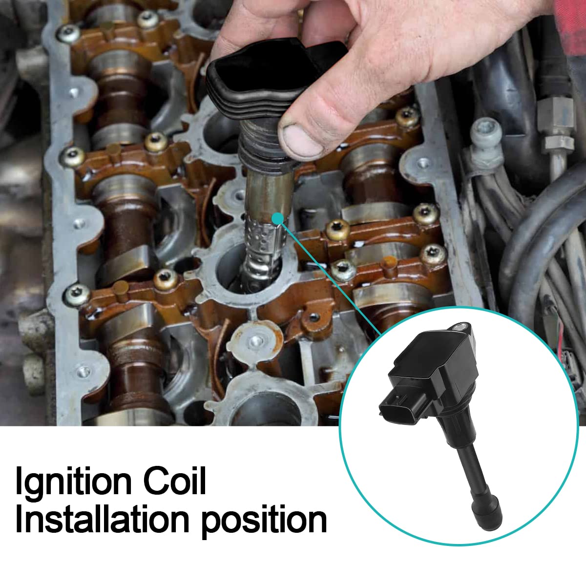 AULINK four coils arranged on bench showing full kit benefit: complete cylinder coverage
