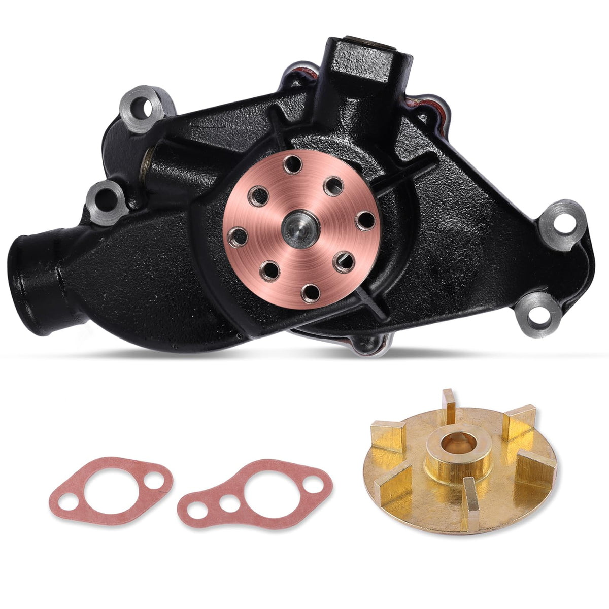 AULINK front view of pump showing mounting points and durable finish for reliable fit