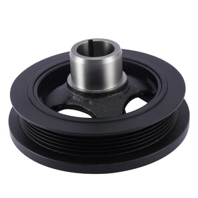 AULINK front view crankshaft pulley showing fit and finish for correct alignment