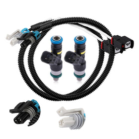 AULINK harness front view showing connectors and OEM fitment benefits