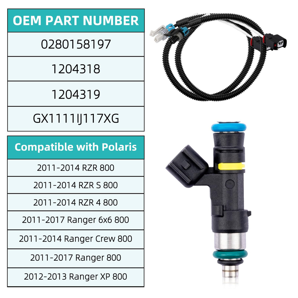 AULINK harness next to ruler showing compact size for accurate replacement