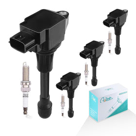 AULINK front packaging showing complete ignition coil and spark plug kit benefits