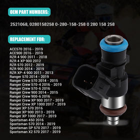 AULINK injector next to ruler showing compact size for easy replacement