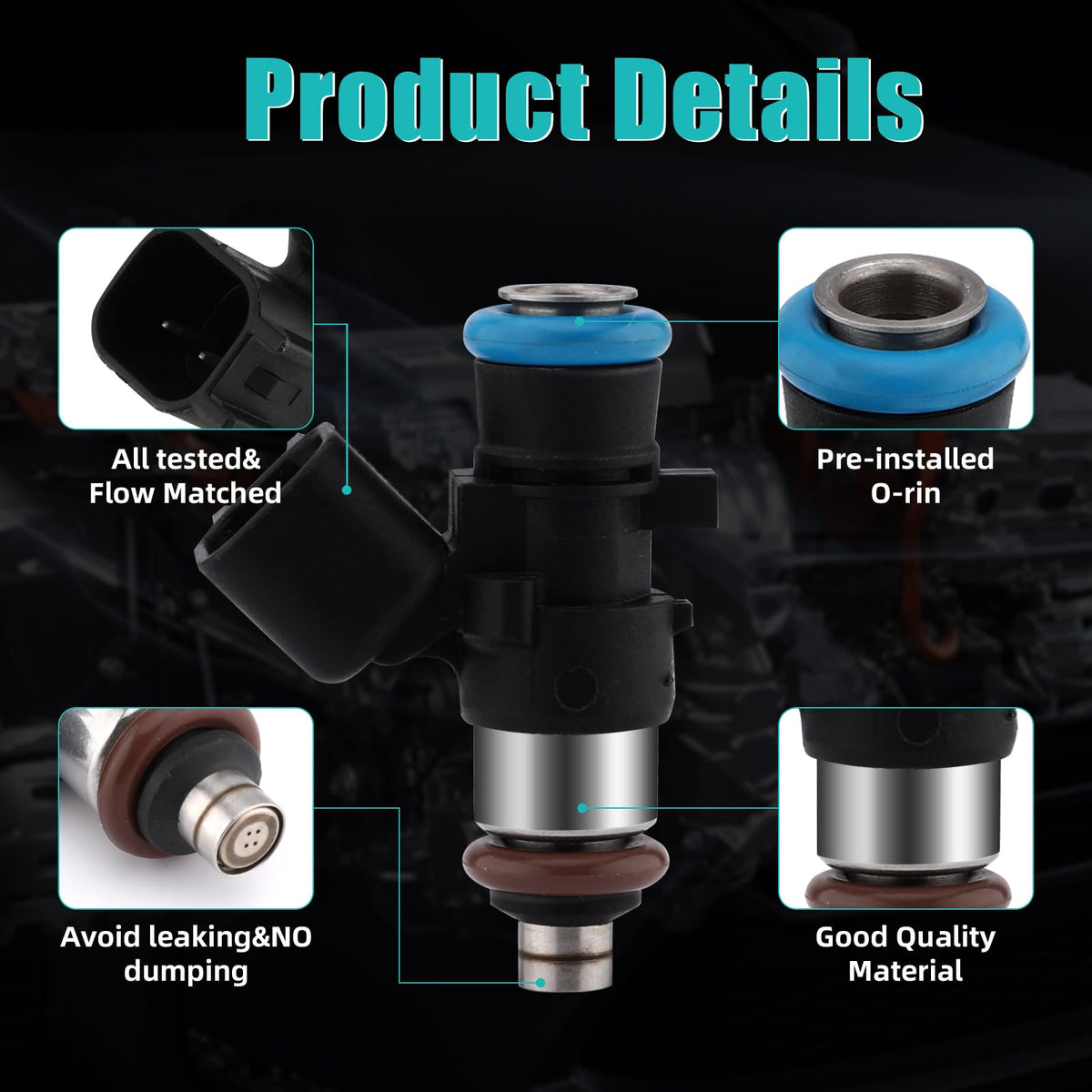 AULINK injectors installed in engine showing restored throttle response
