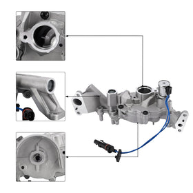 AULINK side profile of oil pump showing mounting points for correct fit benefit