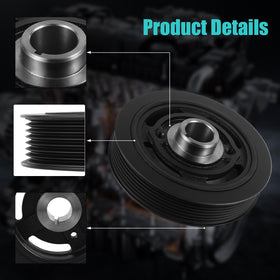 AULINK side view showing pulley grooves for belt alignment and longer belt life benefit