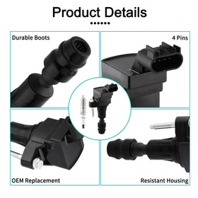AULINK ignition coil close-up highlighting durable high-temperature housing