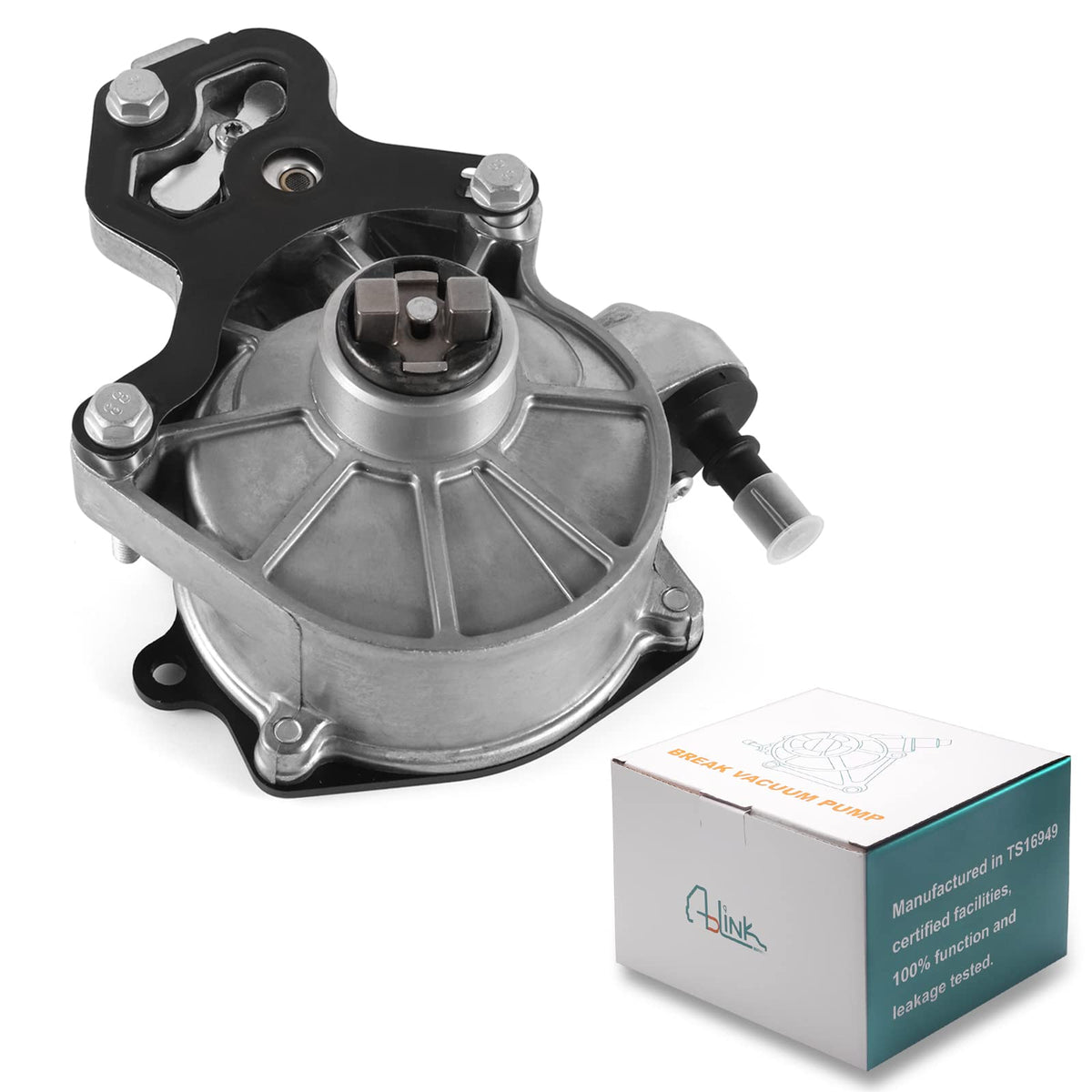 AULINK vacuum pump front view showing robust construction and fitment benefit