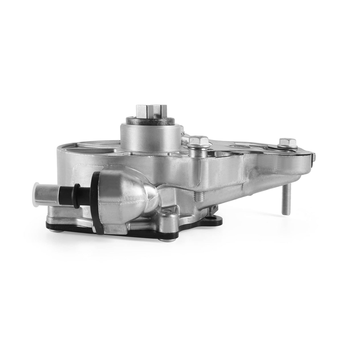 AULINK vacuum pump in hand scale demonstrating compact size for easier handling