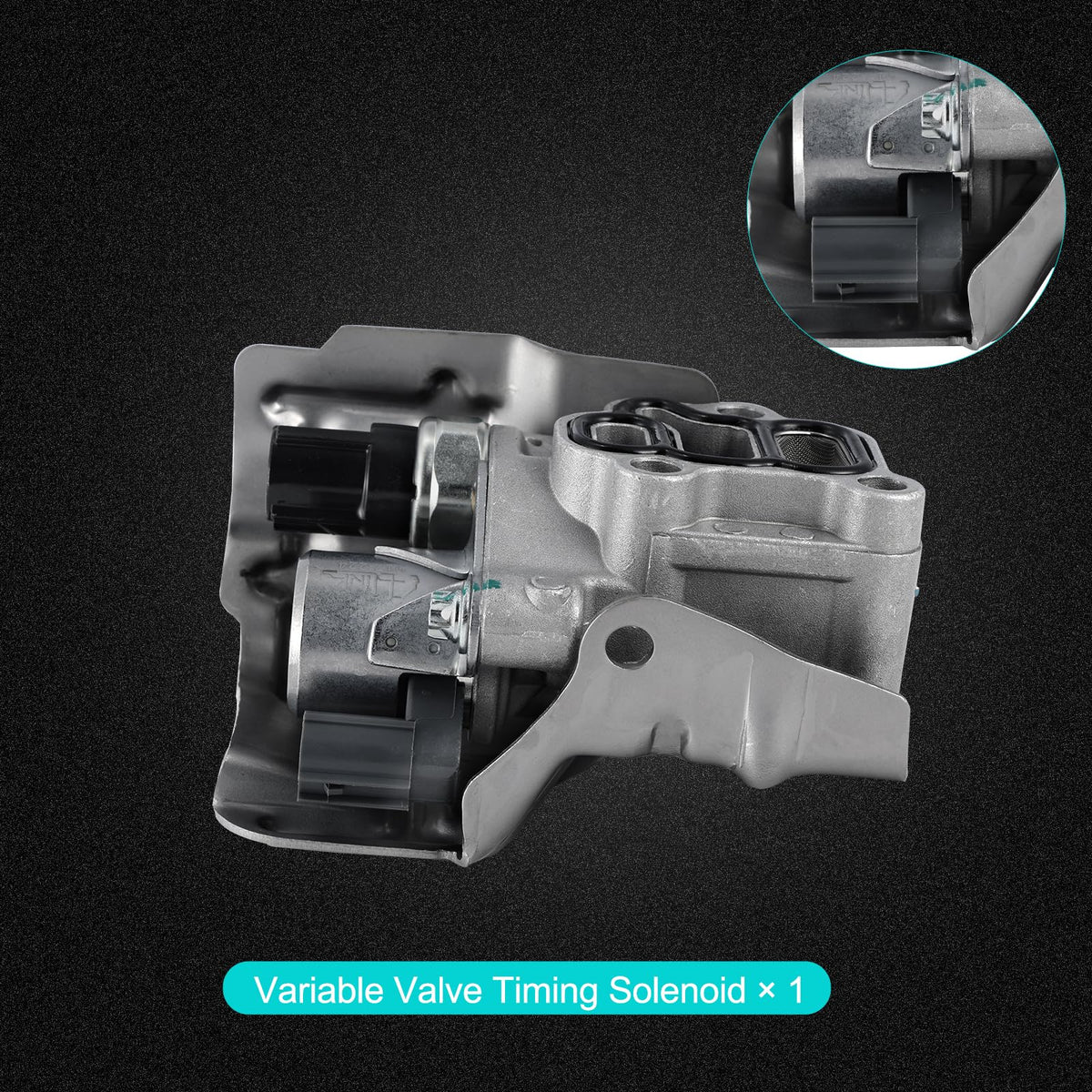AULINK solenoid shown installed in engine bay demonstrating proper fit and accessibility