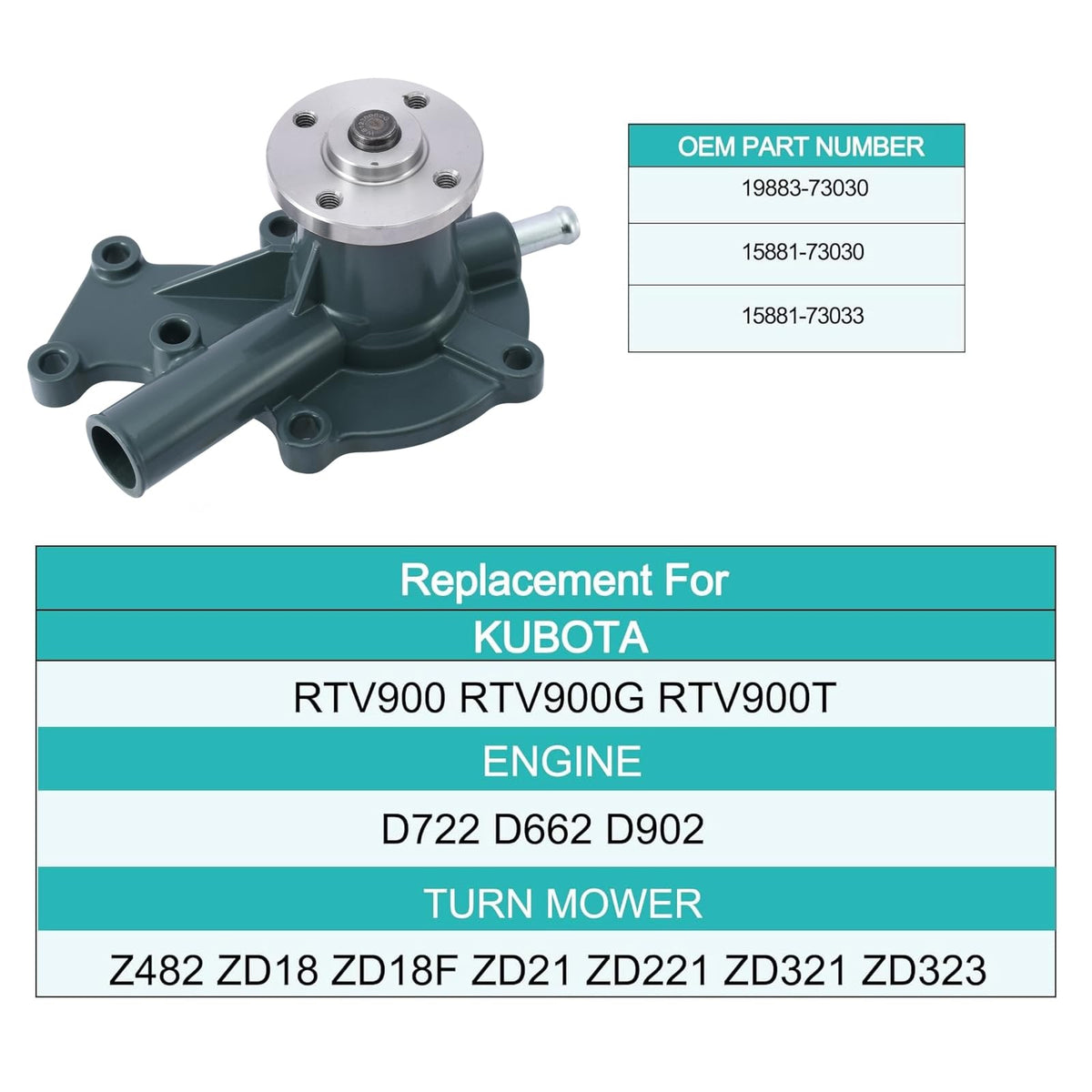 AULINK pump next to ruler showing compact size that fits original space