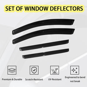 Aumivoron rear window guard fitted on Sienna, improves airflow and visibility