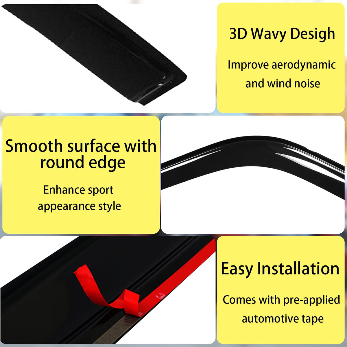 Aumivoron side profile showing slim fit that preserves vehicle lines