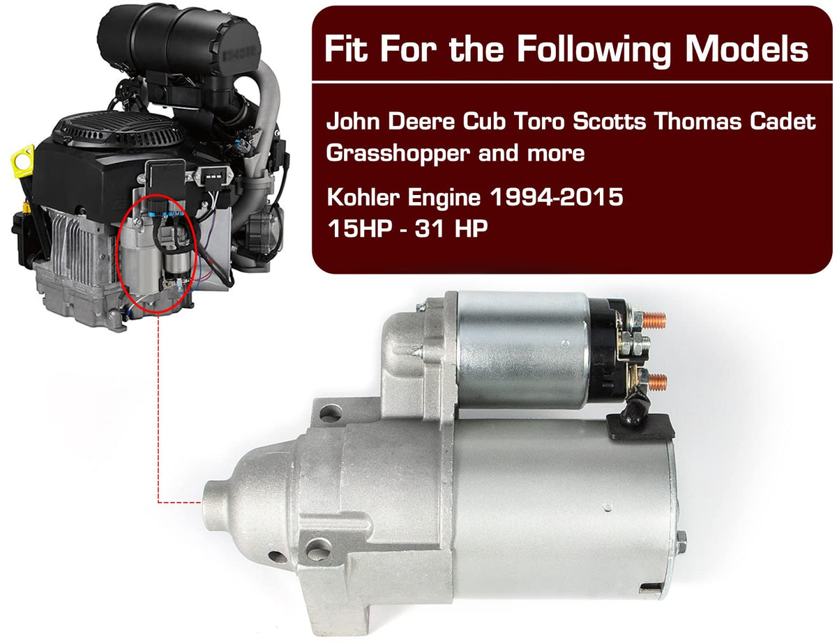 Aumtoni starter mounted on engine showing restored cranking reliability