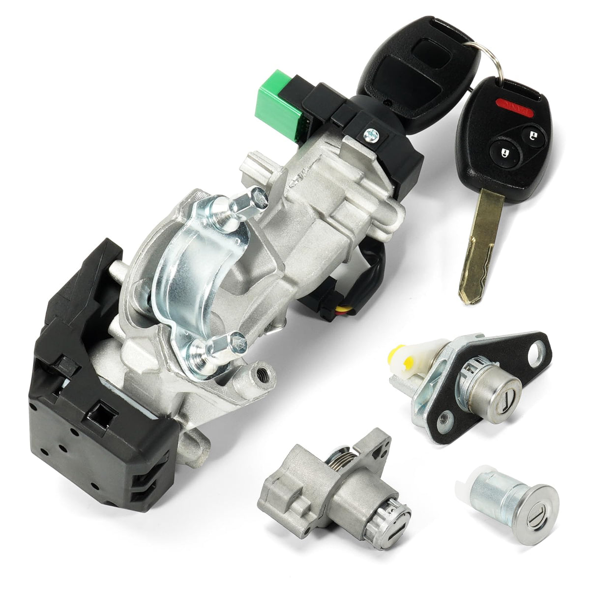 Aumzong front assembly showing ignition cylinder, durable finish benefit