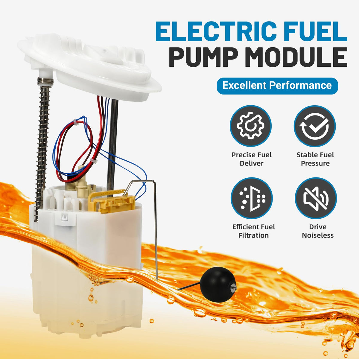 Aumzong fuel pump installed in a vehicle tank area demonstrating proper installation