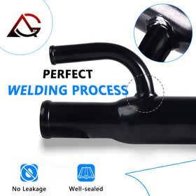 Aumzong filler neck installed on truck showing restored fill access and venting