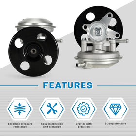 Aumzong pump next to ruler showing compact size for easy replacement