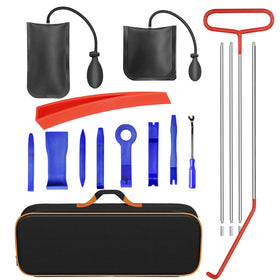 auomii front view of 21pc kit showing organized tools for portability and quick access