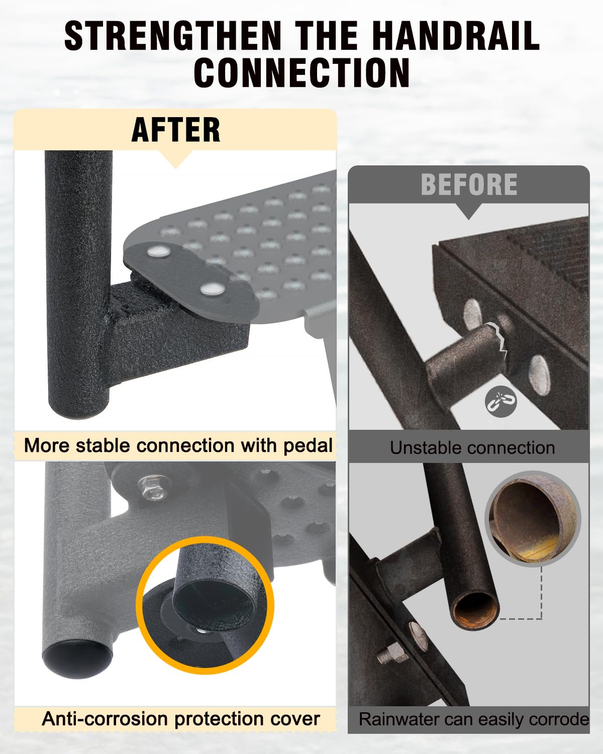 Aupar installed on 3x5 crossmember proving universal fit and easy attachment