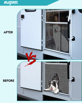 Aupar mounted with included screws showing simple tool-free ready installation