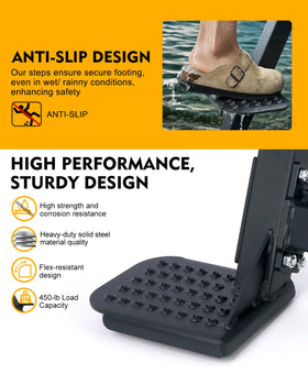 Aupar mounting bracket and hardware displayed for easy adjustable installation