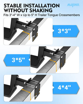 Aupar detailed weld and bracket close-up showing heavy-duty construction and durability