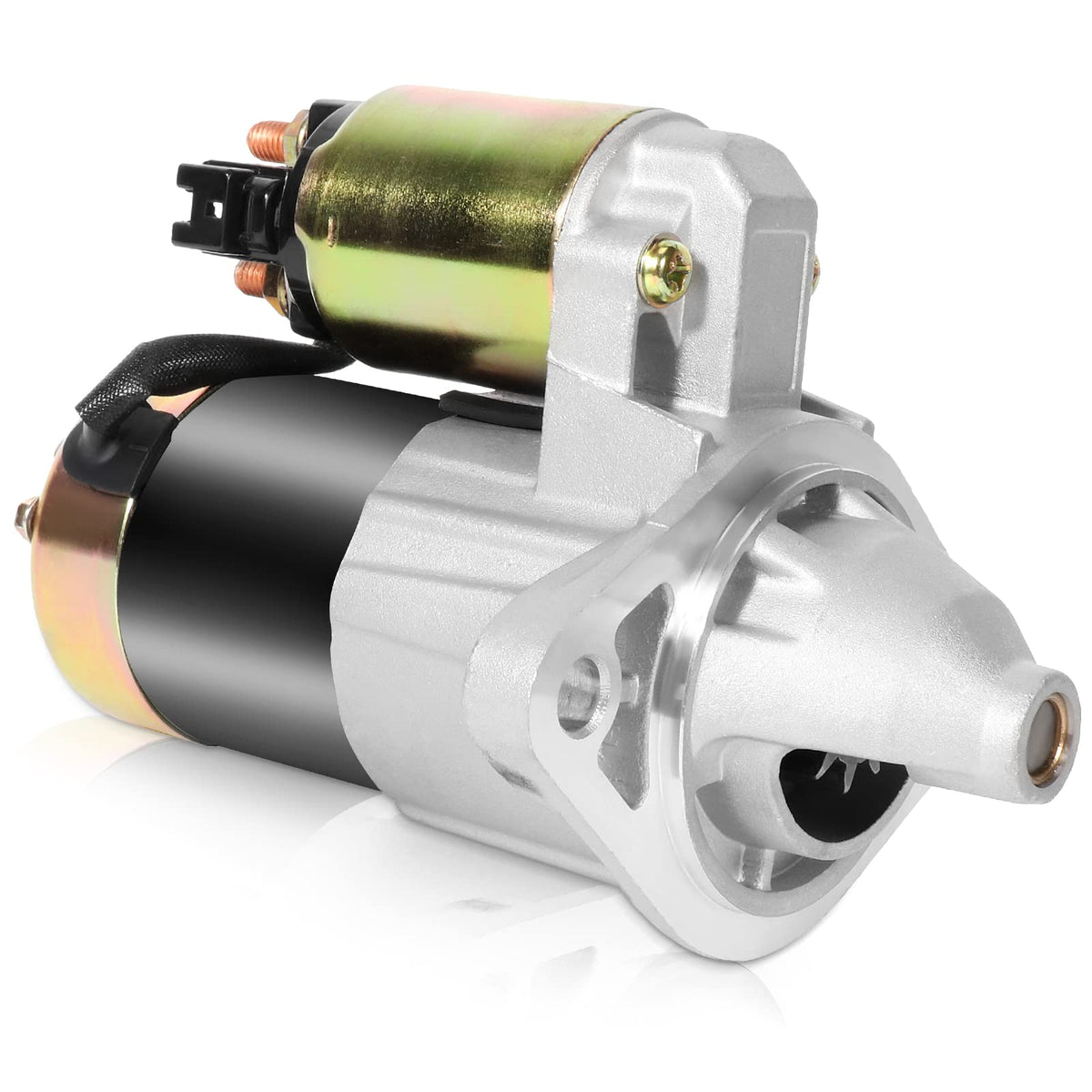 AUPCS starter front view showing complete unit and mounting points for easy replacement