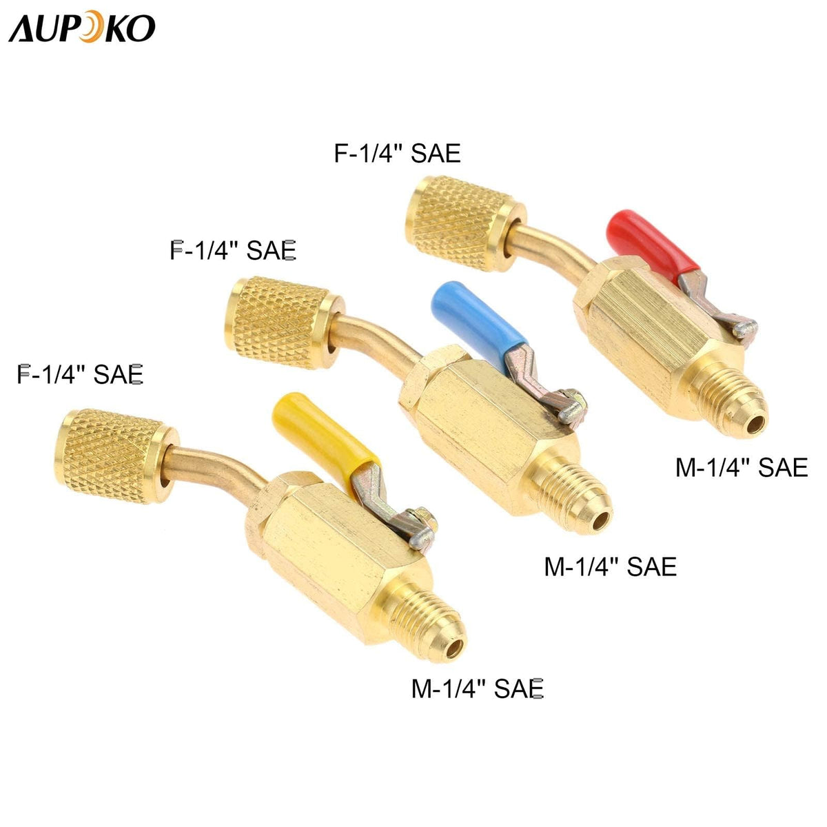 Aupoko close-up of knurled coupler nut showing easy finger-tightening benefit