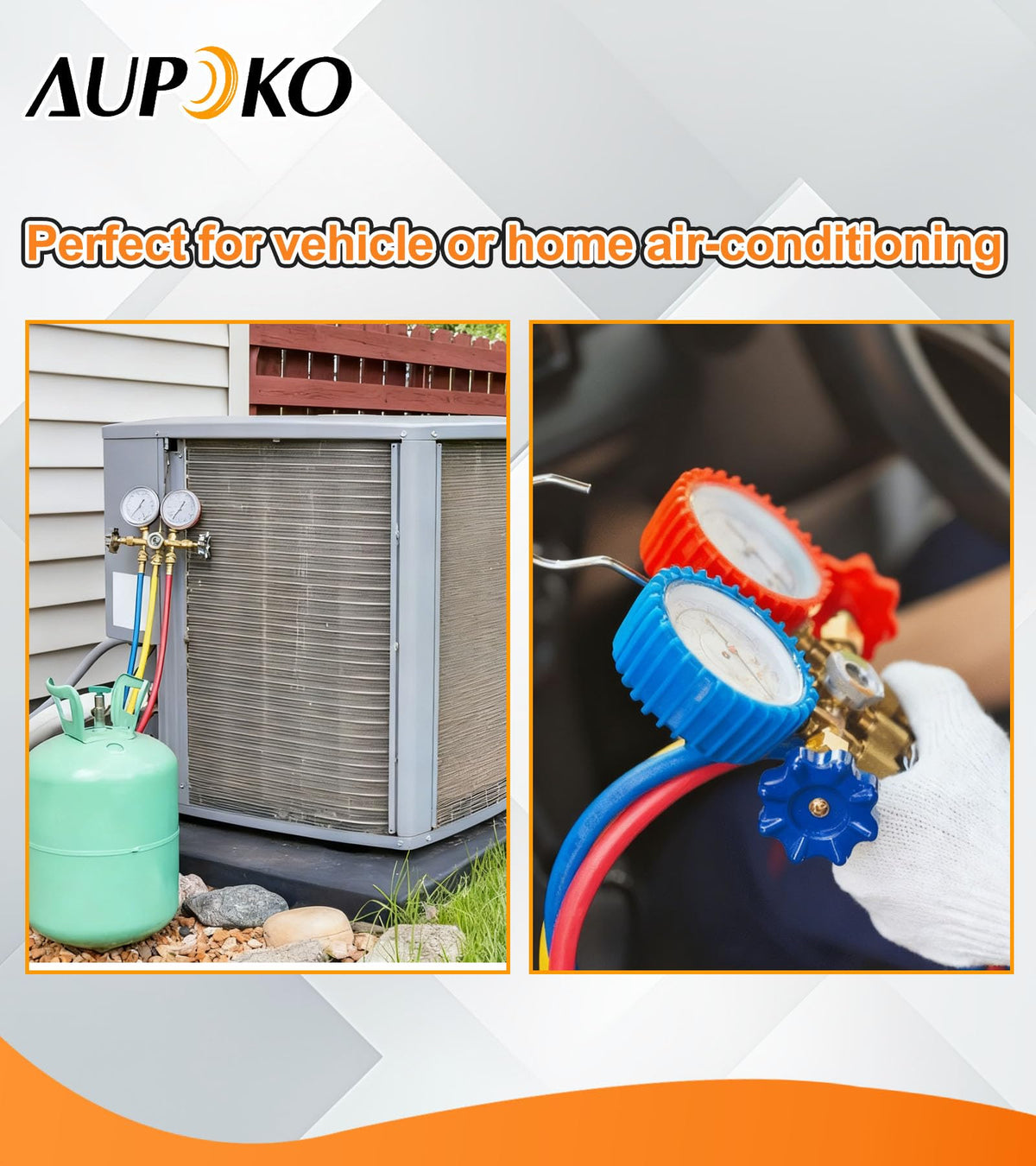 Aupoko red blue yellow knobs close-up showing color coding for quick identification