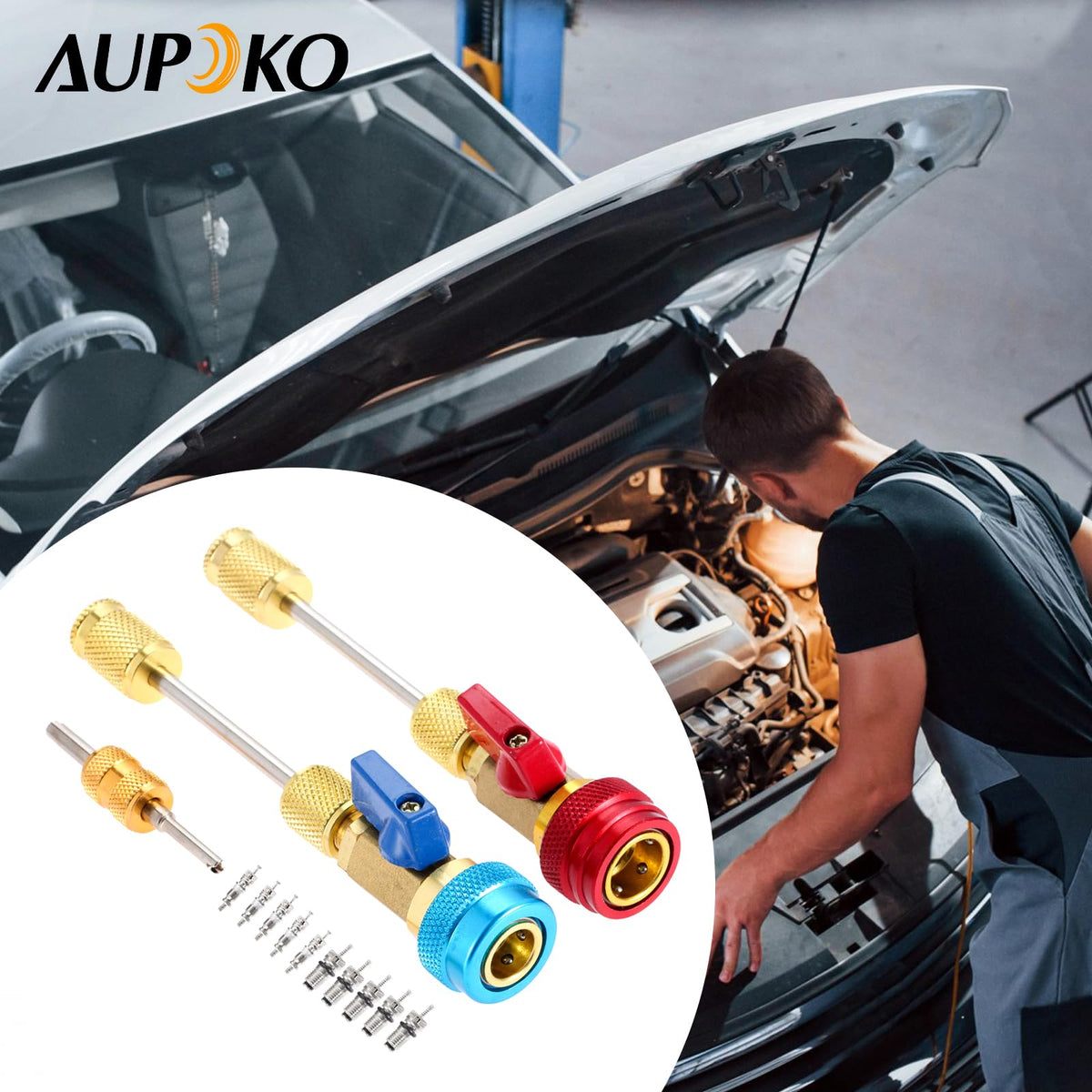 Aupoko dual-head removal tool showing versatile fit for multiple core types