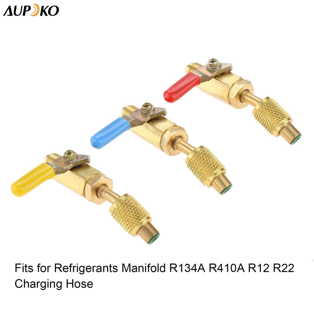Aupoko red yellow blue handles showing color-coded quick identification benefit