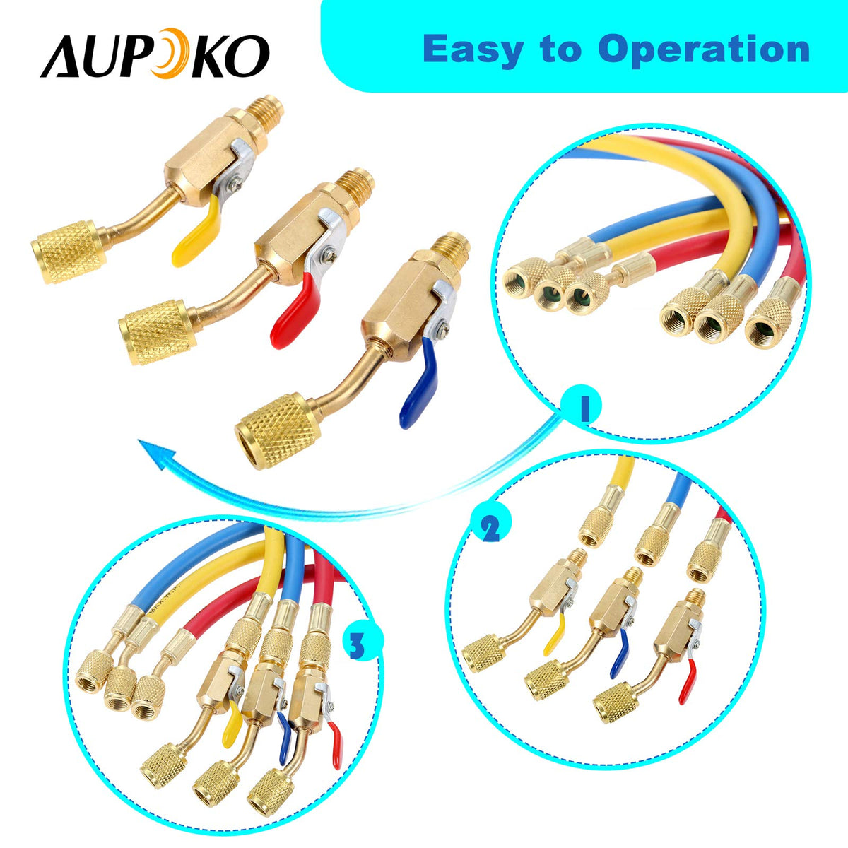 Aupoko technician using hoses in a field setting illustrating professional-grade performance