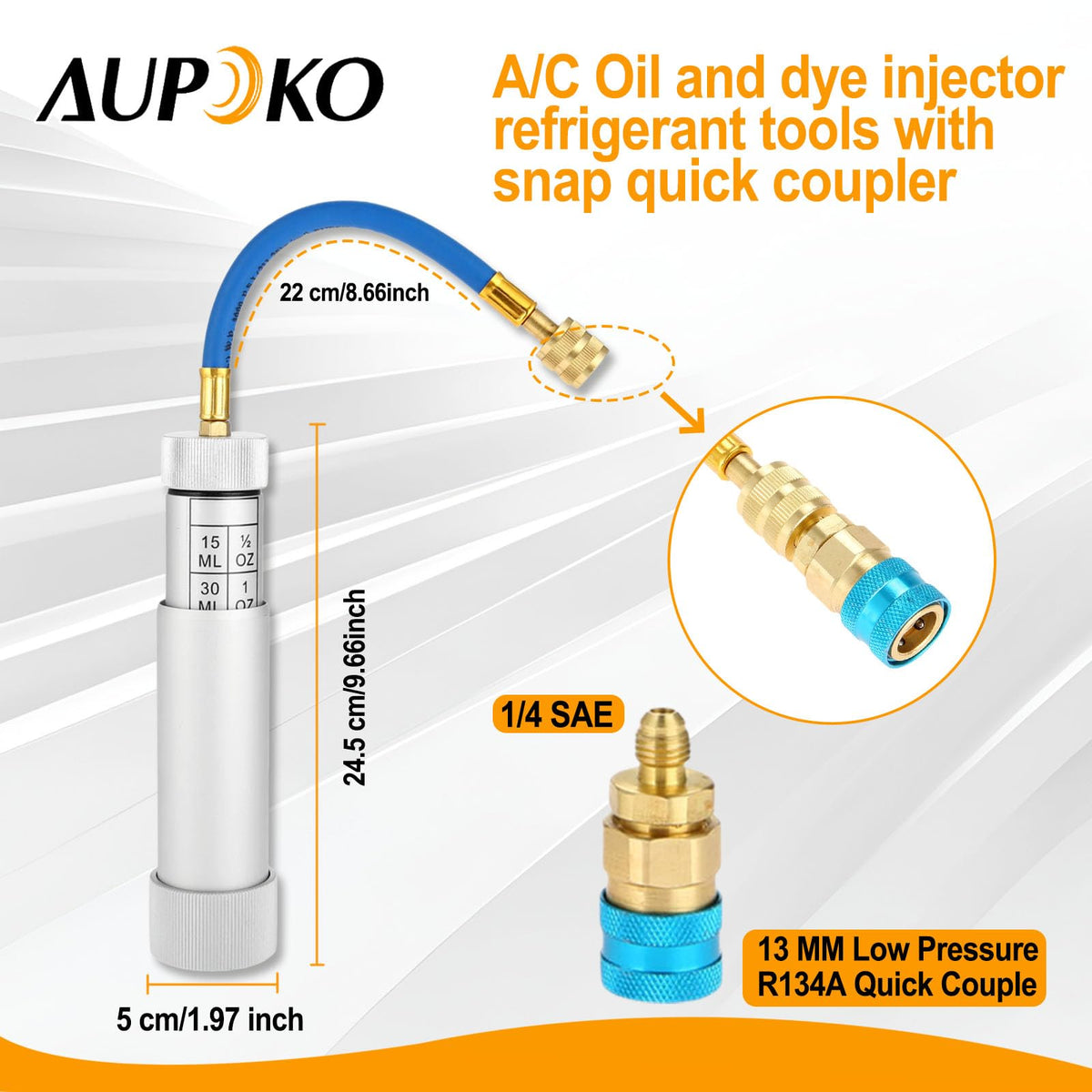 Aupoko product box and instruction sheet, clear setup guidance and warranty info