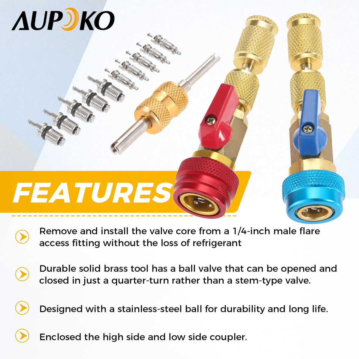 Aupoko packaging and scale showing compact kit fit for workshop or roadside