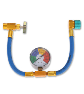 Aupoko front view of 1/2" LH can tap showing sturdy metal body and secure connection benefit