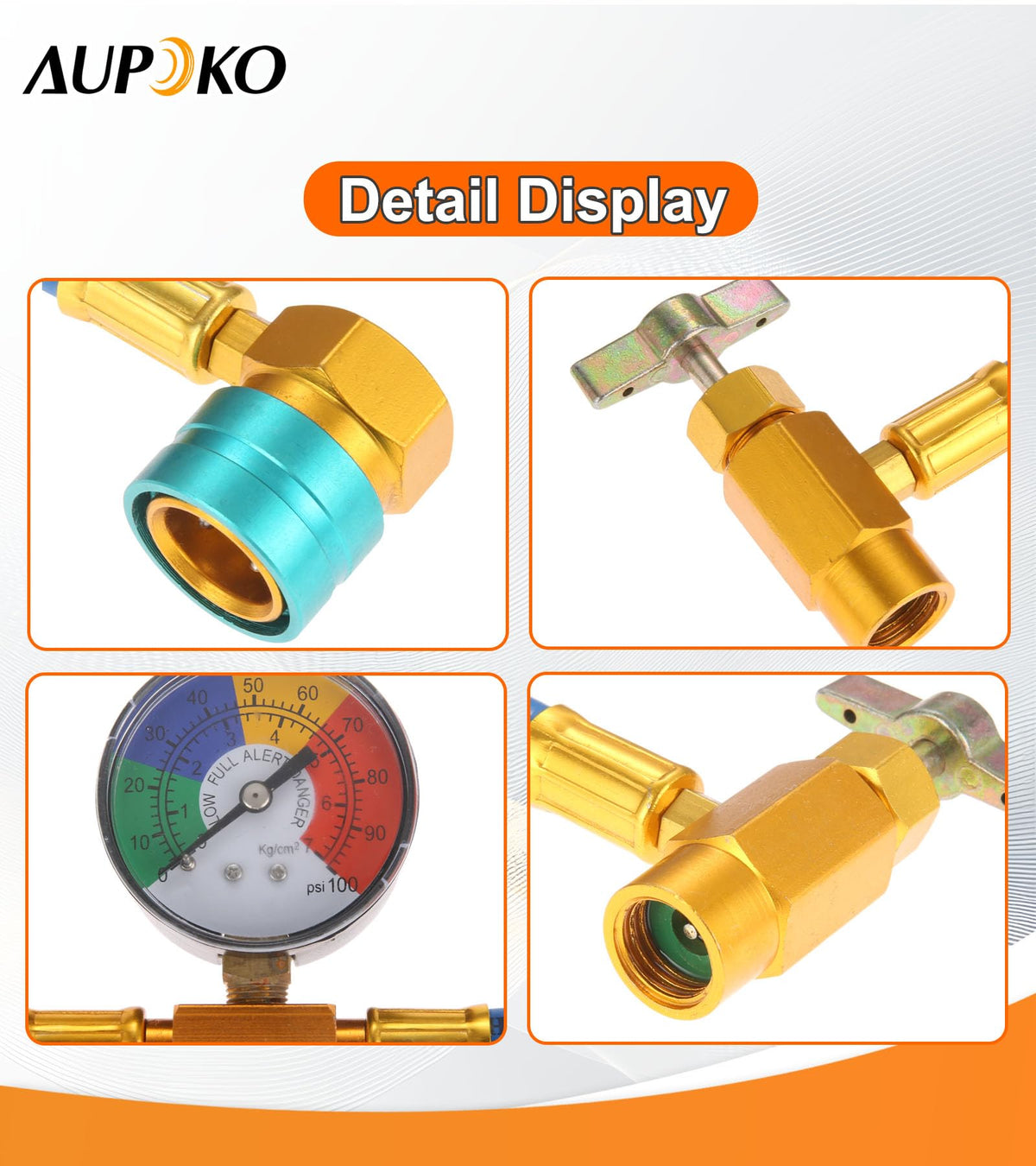 Aupoko kit displayed beside a hand for scale showing compact design and ease of handling