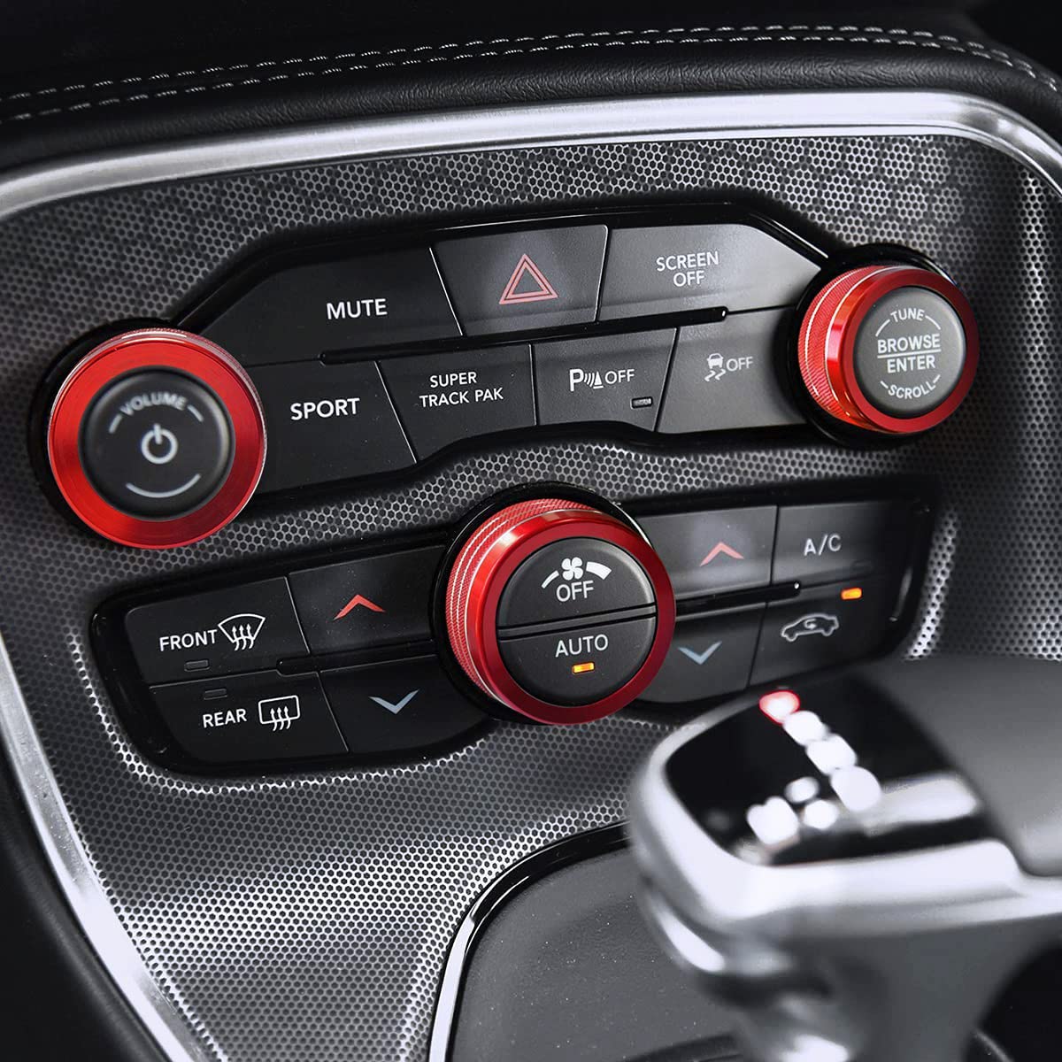 Auprite lifestyle shot in Challenger interior highlighting sporty cabin accent