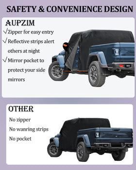 AUPZIMI reflective stripes enhancing nighttime visibility and safety