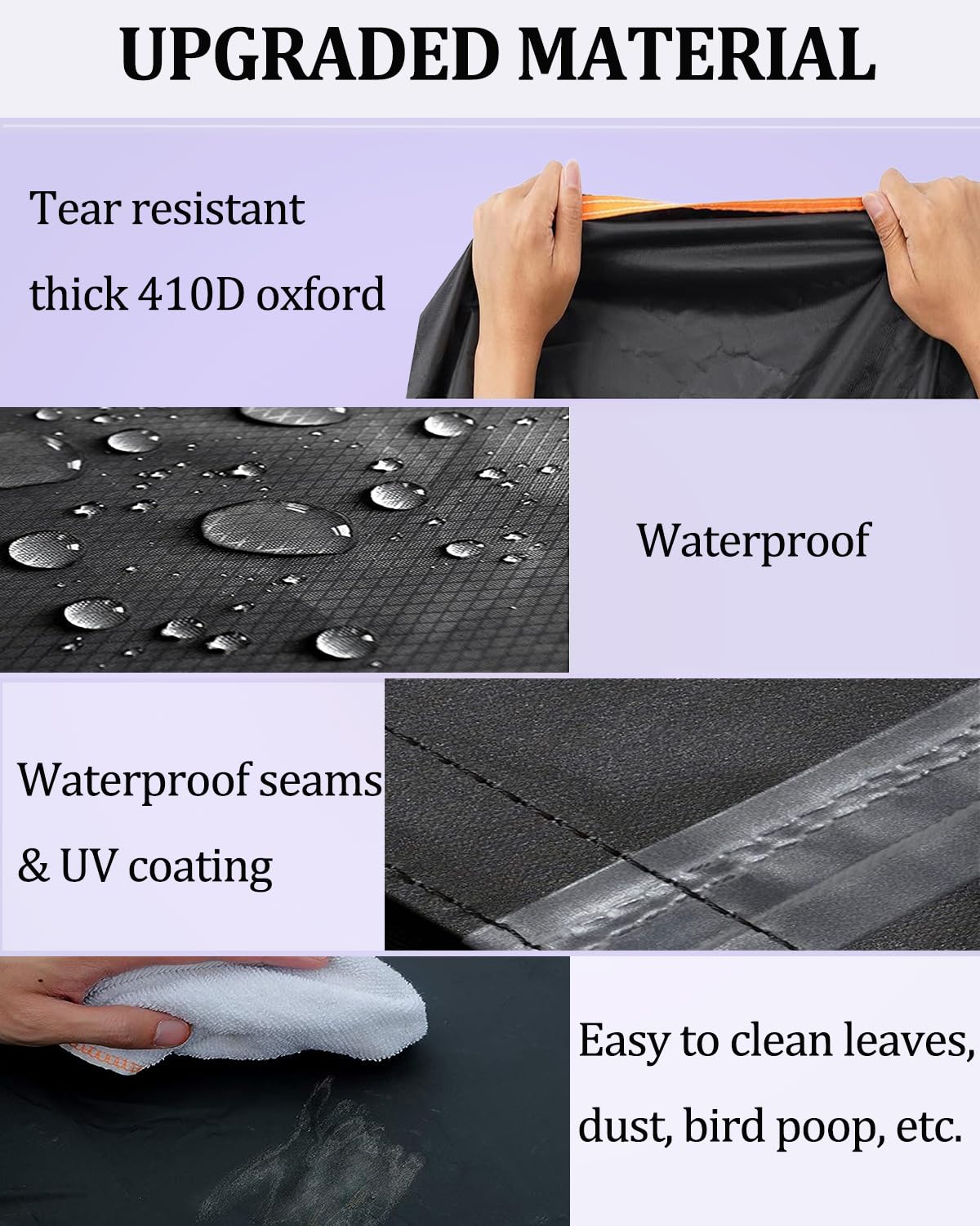 AUPZIMI driver-side zipper allowing quick access without removing cover