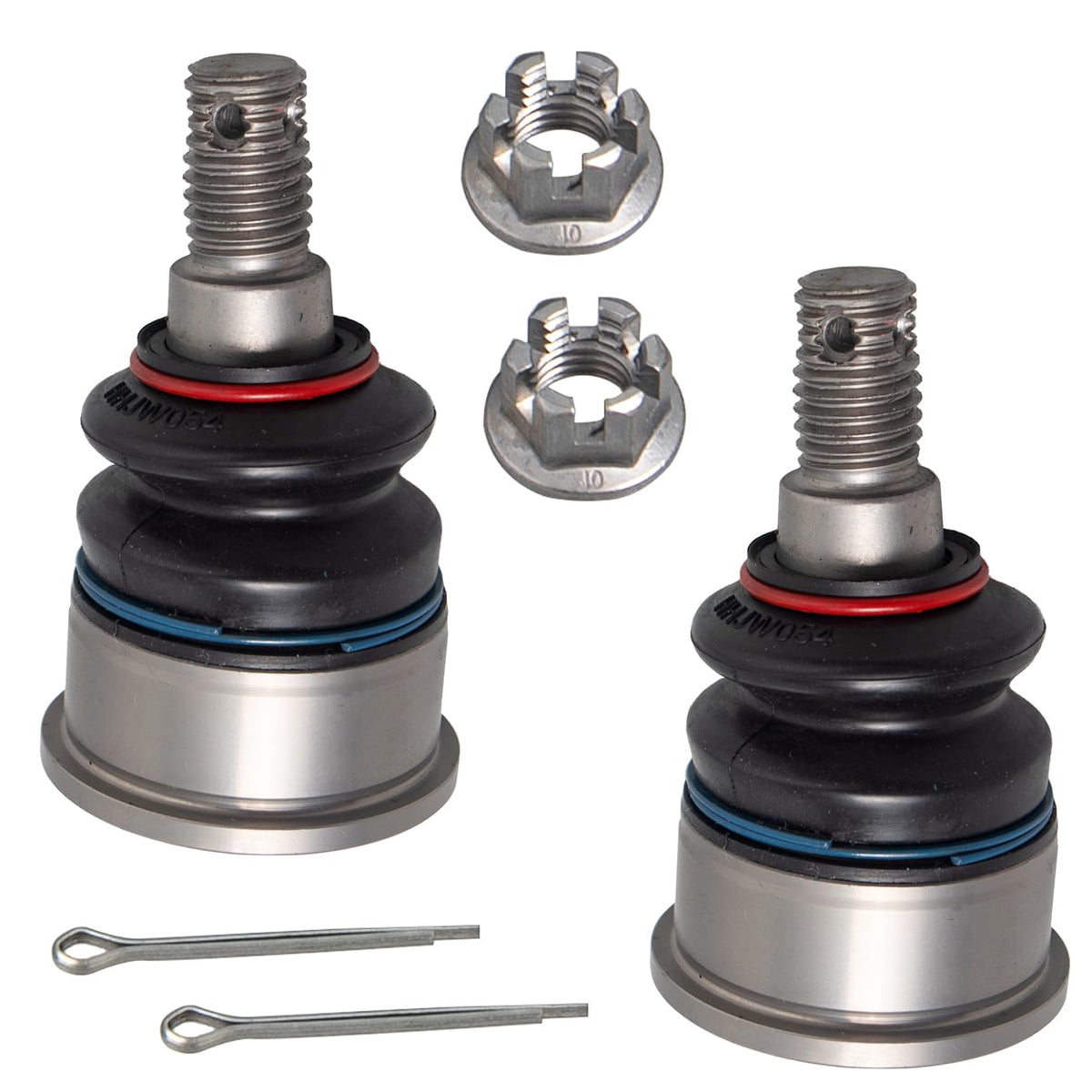 AUQDD packaging showing two front lower ball joints and secure boxing for protection